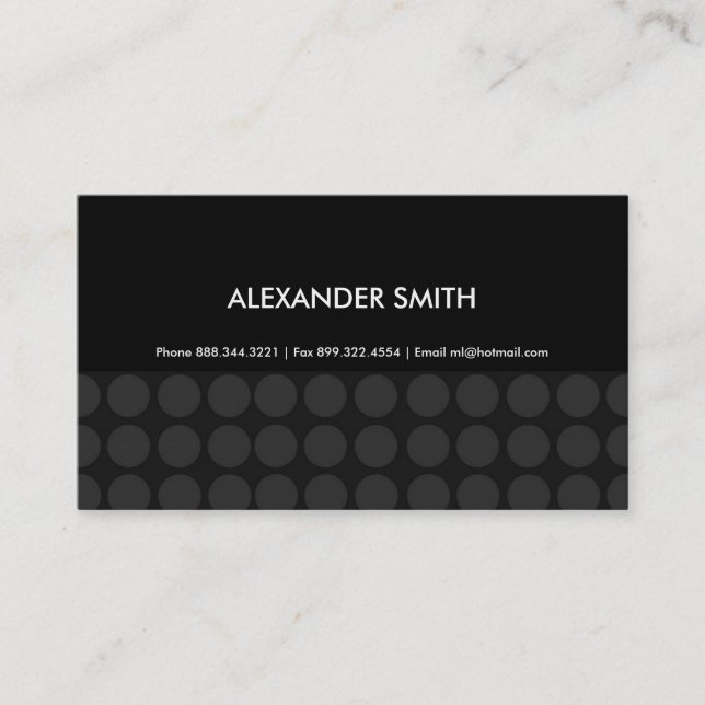 Stylish Business Card (Front)