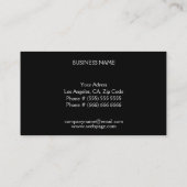 Stylish Business Card (Back)
