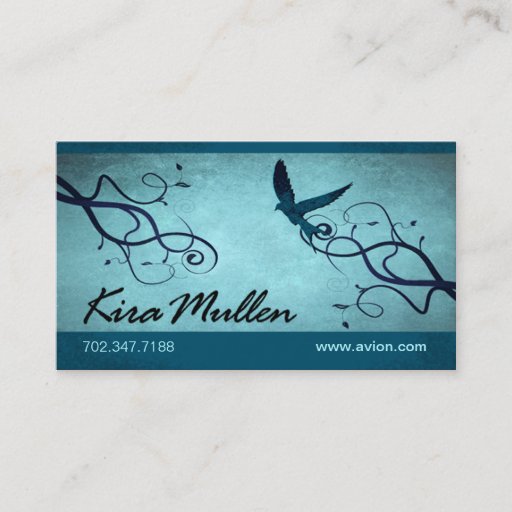 Customizable Stylish Business Card (all purpose) - "Avion"