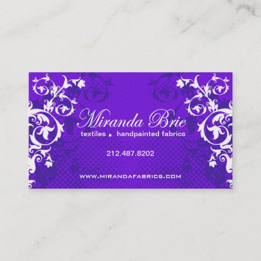 Customizable Stylish Business Card (all purpose) - "Boulevard"