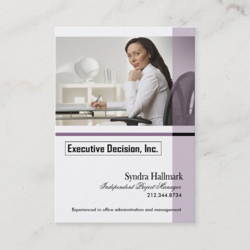 Stylish Business Card - all purpose "Executive"