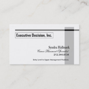Stylish Business Card - all purpose "Executive"