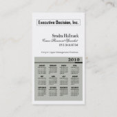 Stylish Business Card - all purpose "Executive" (Back)