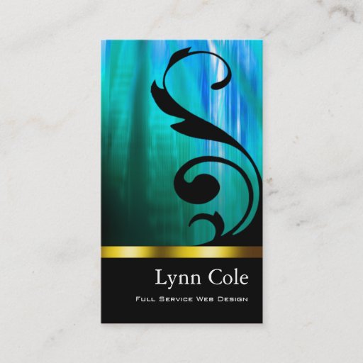 Customizable Stylish Business Card (all purpose) - "Lumina"