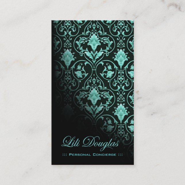 Stylish Business Card (all purpose) - "Roccoco" (Front)