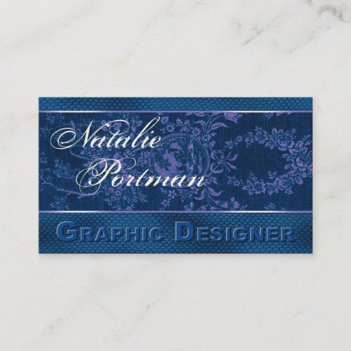 Customizable Stylish Business Card (artist) "Renaissance"