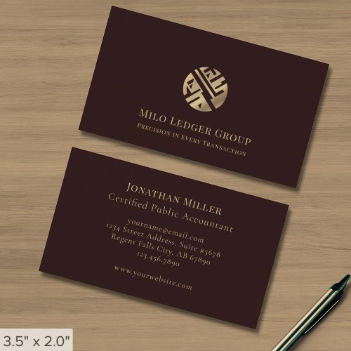 Stylish Business Cards for CPAs