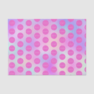 Stylish Business Promotional Logo Holographic Tissue Paper