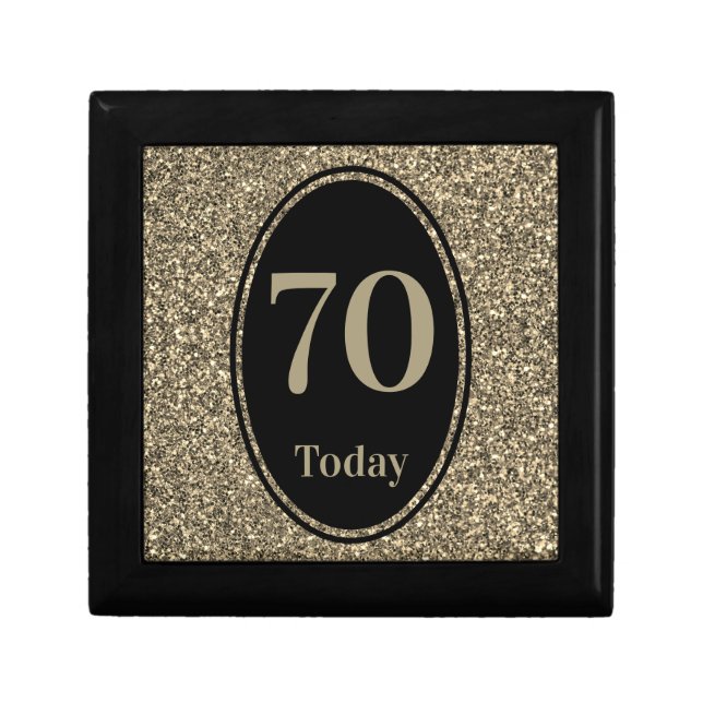 Stylish by year special birthday gift box 70th (Front)