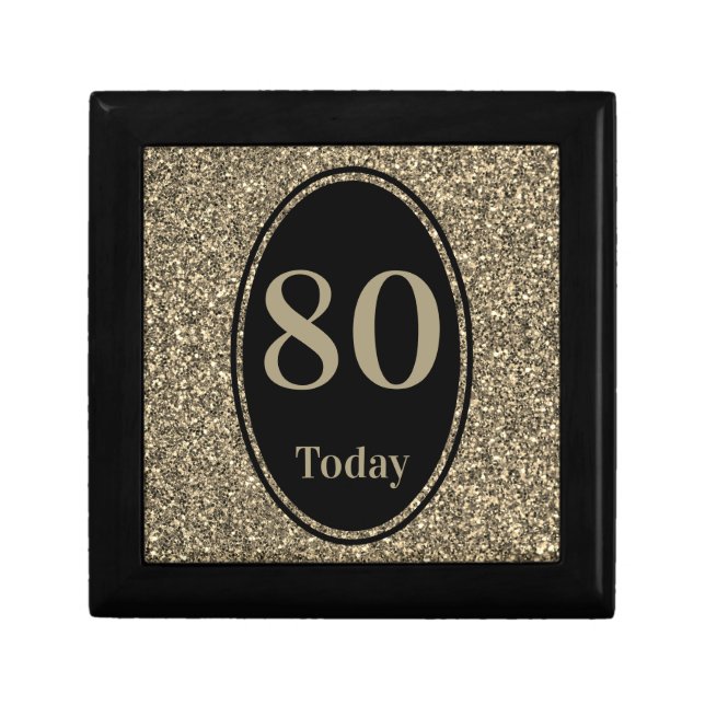 Stylish by year special birthday gift box 80th (Front)
