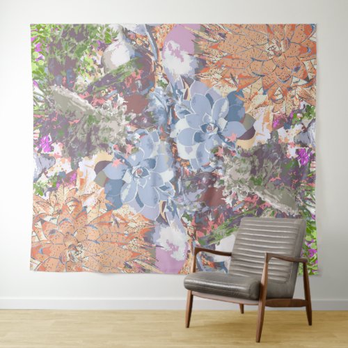 Stylish Cactus and succulents design Tapestry