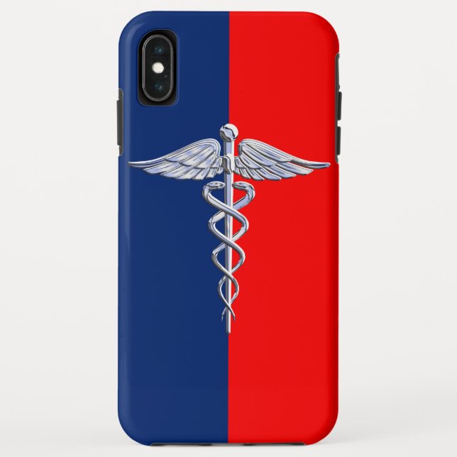 Stylish Caduceus Medical Symbol League Case-Mate iPhone Case (Back)
