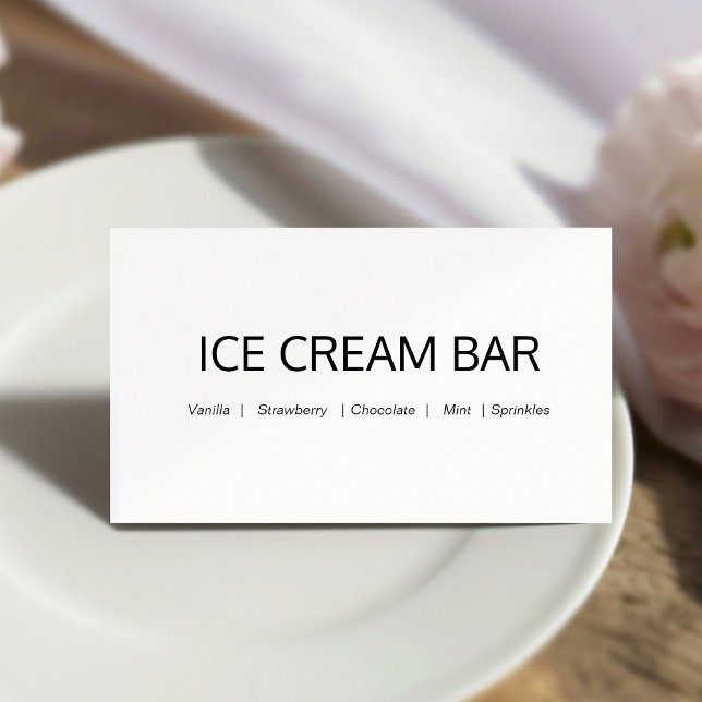 Stylish  Calligraphy  Buffet Food Labels Table Tent (Creator Uploaded)