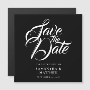 Stylish Calligraphy Script Save The Date
