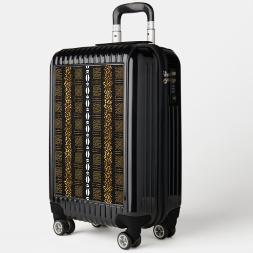 Stylish Carry_on African Leopard Luggage Case