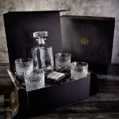 Stylish Carson Decanter w/ Set of 4 Truman Glasses (Front)