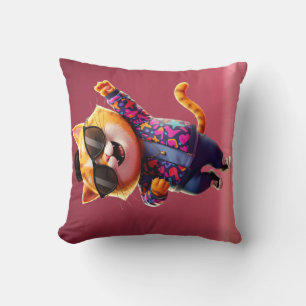 ✨ Stylish Cat Accent Pillow – Fun & Colorful Home