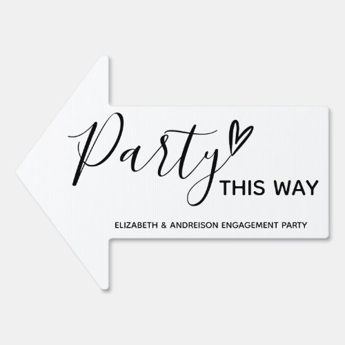 Stylish Celebration Party Decoration Sign