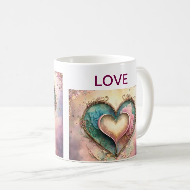 Stylish Ceramic Mug for Coffee, Tea, or Hot Drinks (Front Right)