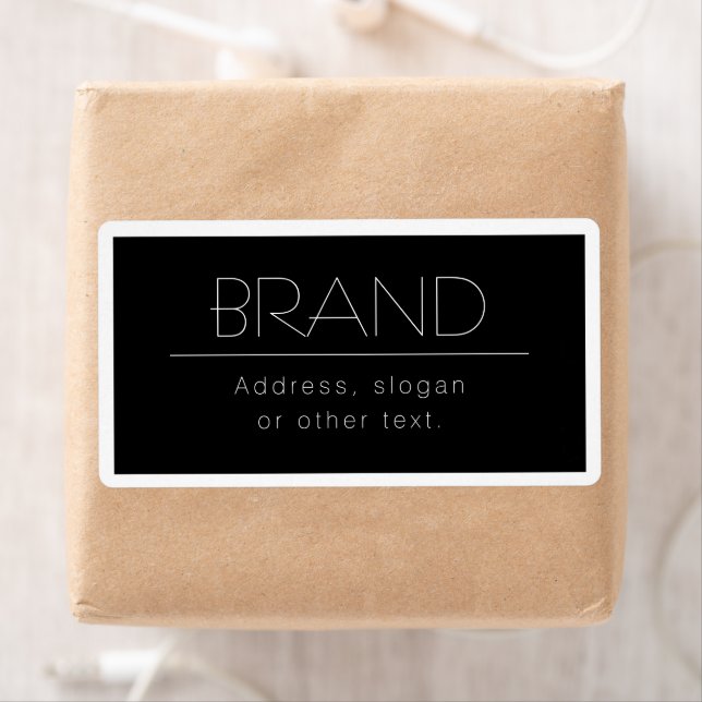 Stylish Changable Text w/Border Label (Insitu)