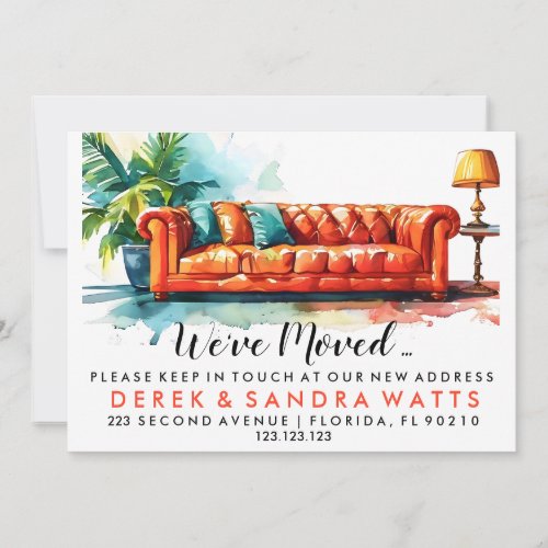 Stylish Change of address weve moved  Invitation