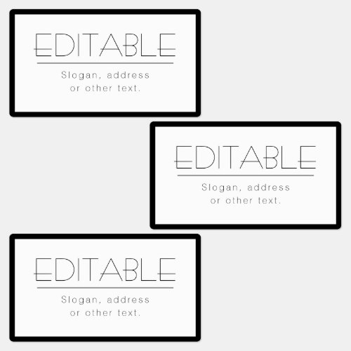 Stylish Changeable Text wBorder Labels