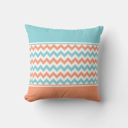 Stylish Chevron  Monogram Decorator Pillow