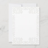 Stylish Chic Black Ornate Frame (Back)