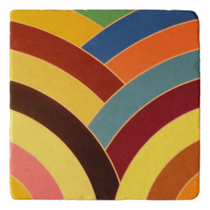 stylish chic modern chevrons trivet