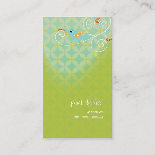 Stylish Childcare business cards (Front)