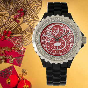 Stylish Chinese New Year Snake Zodiac Watch