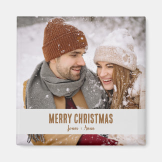 Stylish Christmas gifts memorial photo keepsake Magnet