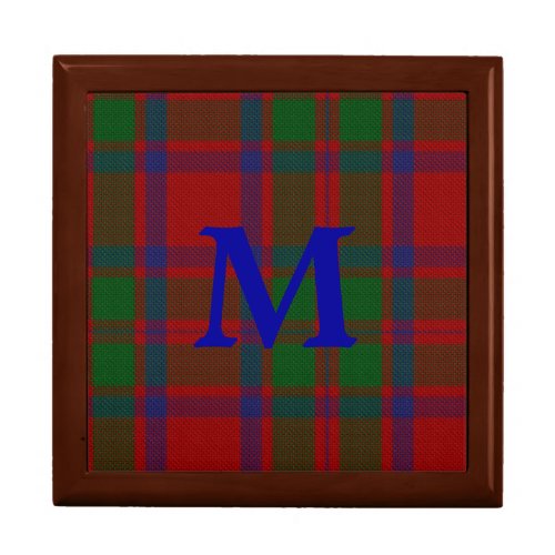 Stylish Clan MacIntosh Monogram Keepsake Box