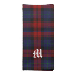 Stylish Clan MacLachlan Monogram Tartan Plaid Cloth Napkin