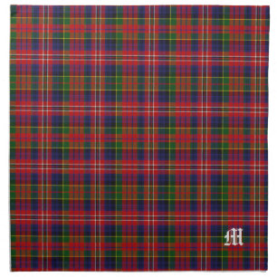Stylish Clan MacPherson Monogram Tartan Plaid Cloth Napkin