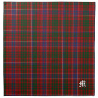 Stylish Clan MacRae Monogram Tartan Plaid
