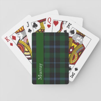 Stylish Clan Murray Tartan Plaid Playing Cards by Everythingplaid at Zazzle