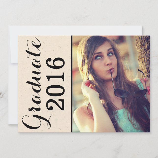 Stylish Class of 20xx Graduation Invitation (Front)