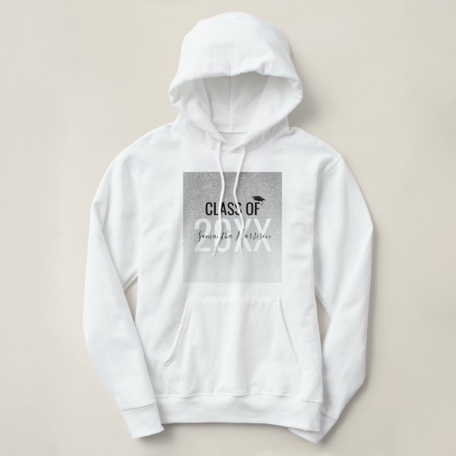Stylish Class Of | Graduation  Hoodie (Design Front)