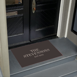 Welcome Established Door Mat – iCustomLabel