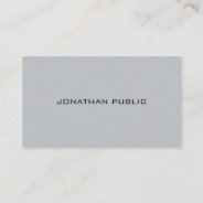 Stylish Clean Modern Template Professional Trendy Business Card at Zazzle
