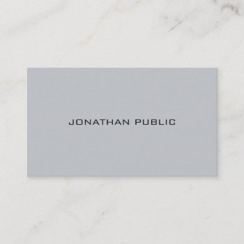 Stylish Clean Modern Template Professional Trendy Business Card by art_grande at Zazzle