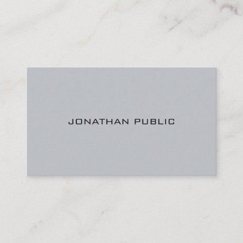 Stylish Clean Modern Template Professional Trendy Business Card