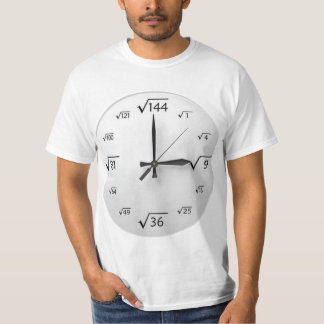 Stylish clock design t-shirt