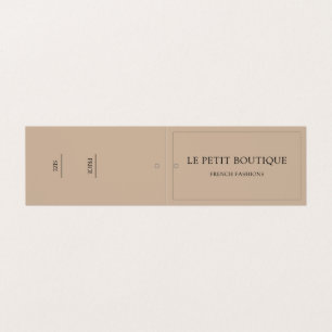 Stylish Clothing Boutique Hanging Price Tag