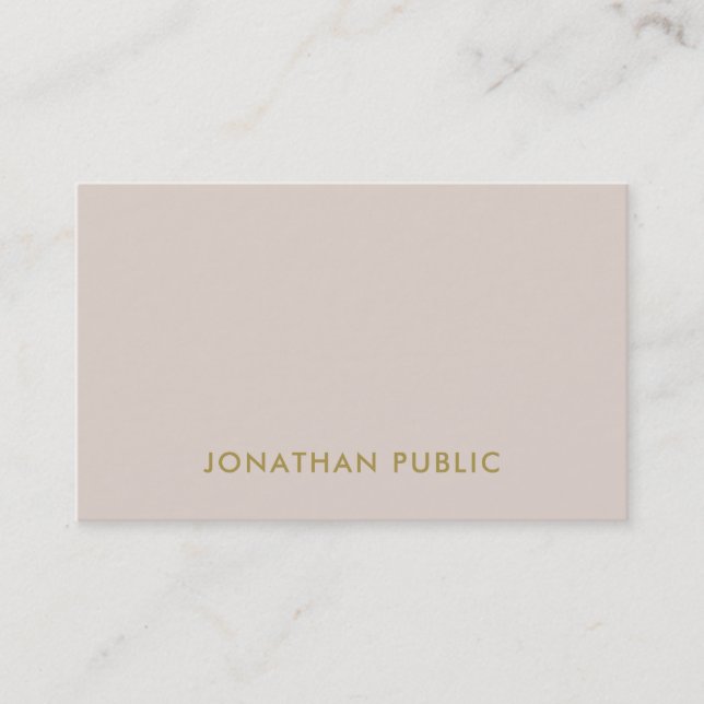 Stylish Color Harmony Professional Template Luxury Business Card (Front)
