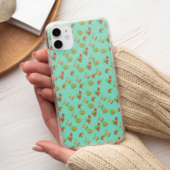 Stylish colorful flowers botanical pattern Case-Mate iPhone case (Creator Uploaded)