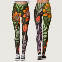 Stylish Colorful Garden Succulents Floral Pattern