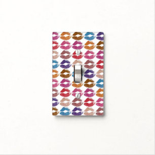 Stylish Colorful Lips #10 Light Switch Cover