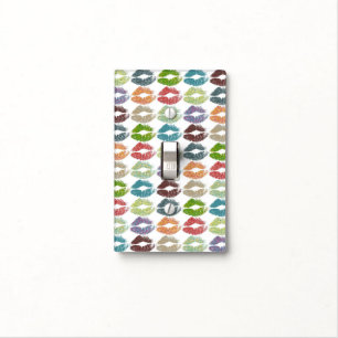 Stylish Colorful Lips #16 Light Switch Cover